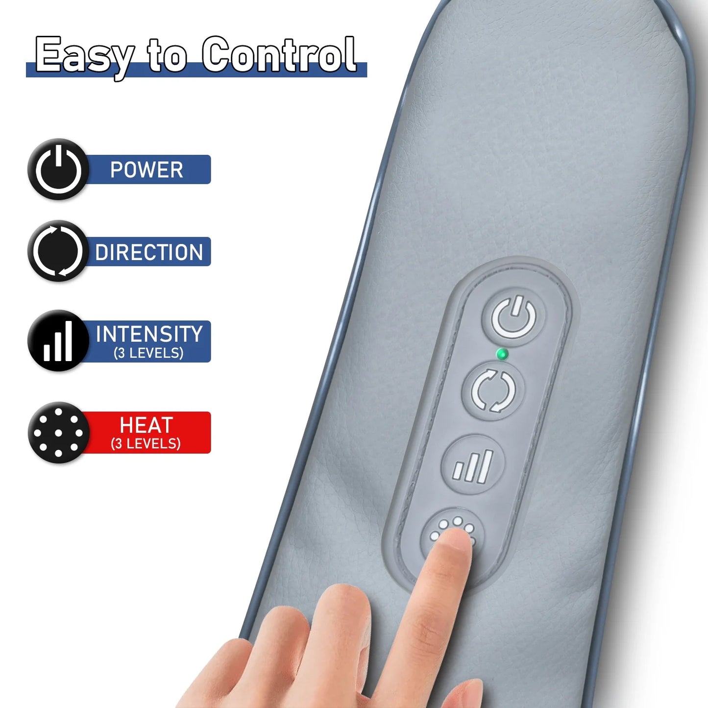 Cordless Neck and Shoulder Massager with Heat, Shiatsu 4D Deep Tissue Kneading Massage, Home and Car Use